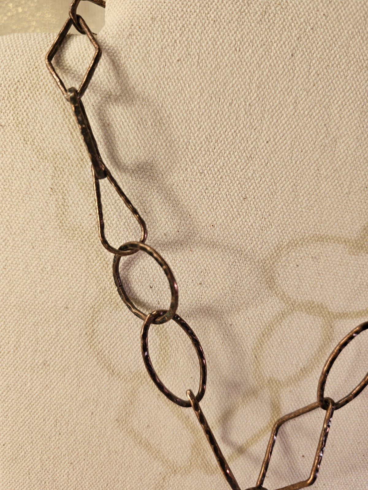 Bohemian Style Mixed Link Necklace Wired Wrapped Natural Stone Statement Jewelry