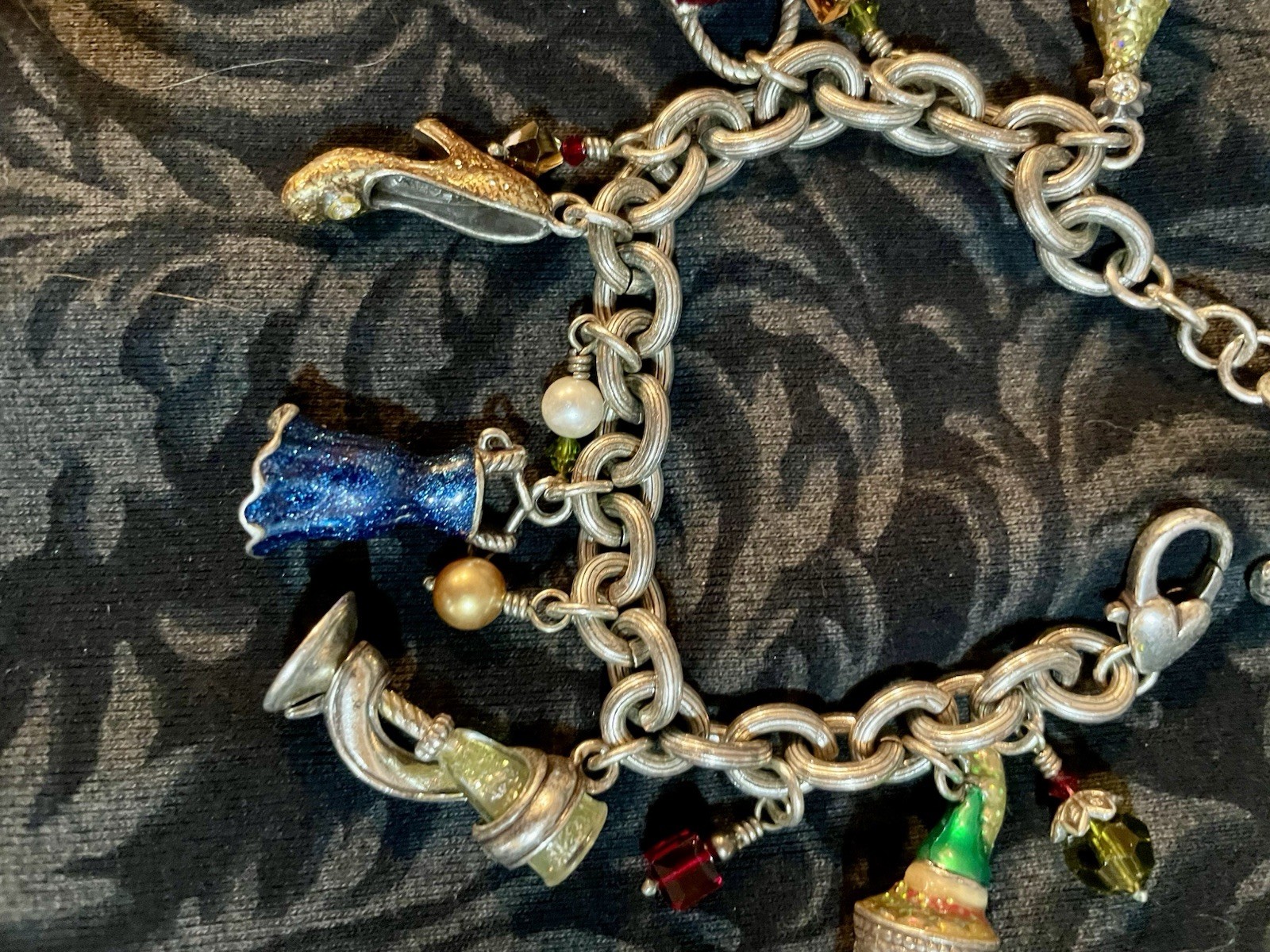 Brighton Celebration New Year’s Charm Bracelet Dress Bag Champagne Bracelet