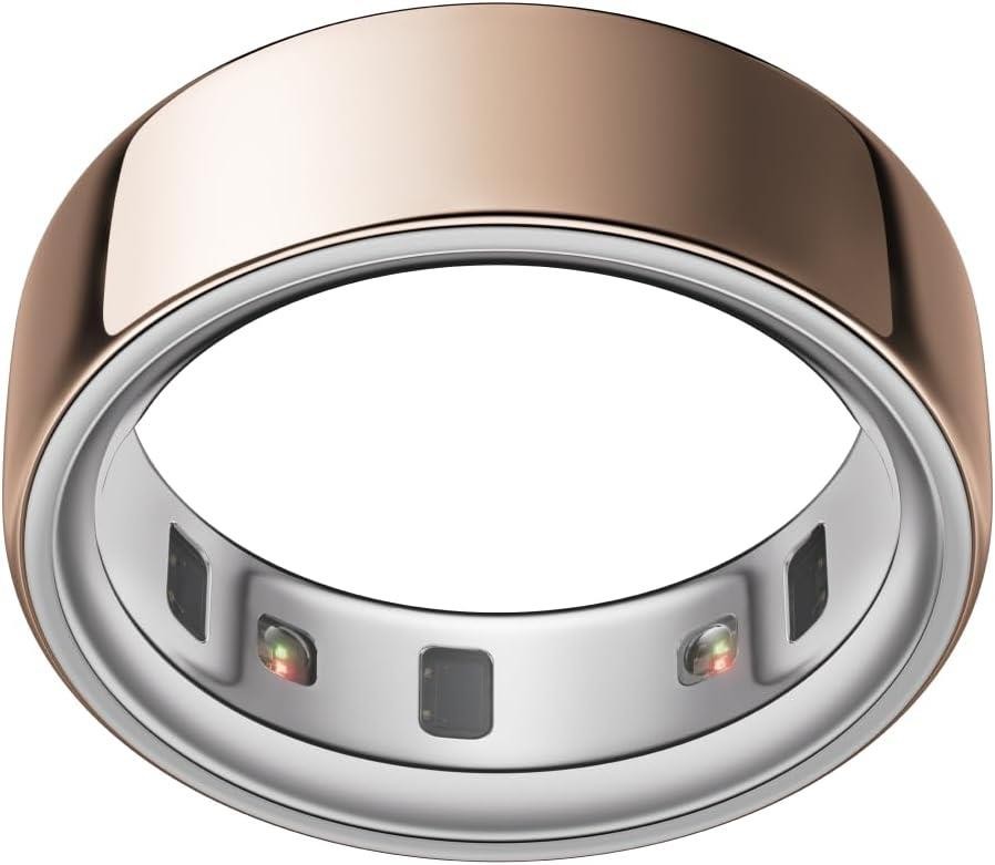 Oura Ring 4 Blush Pink Size 5 Smart Health and Fitness Tracker Excellent