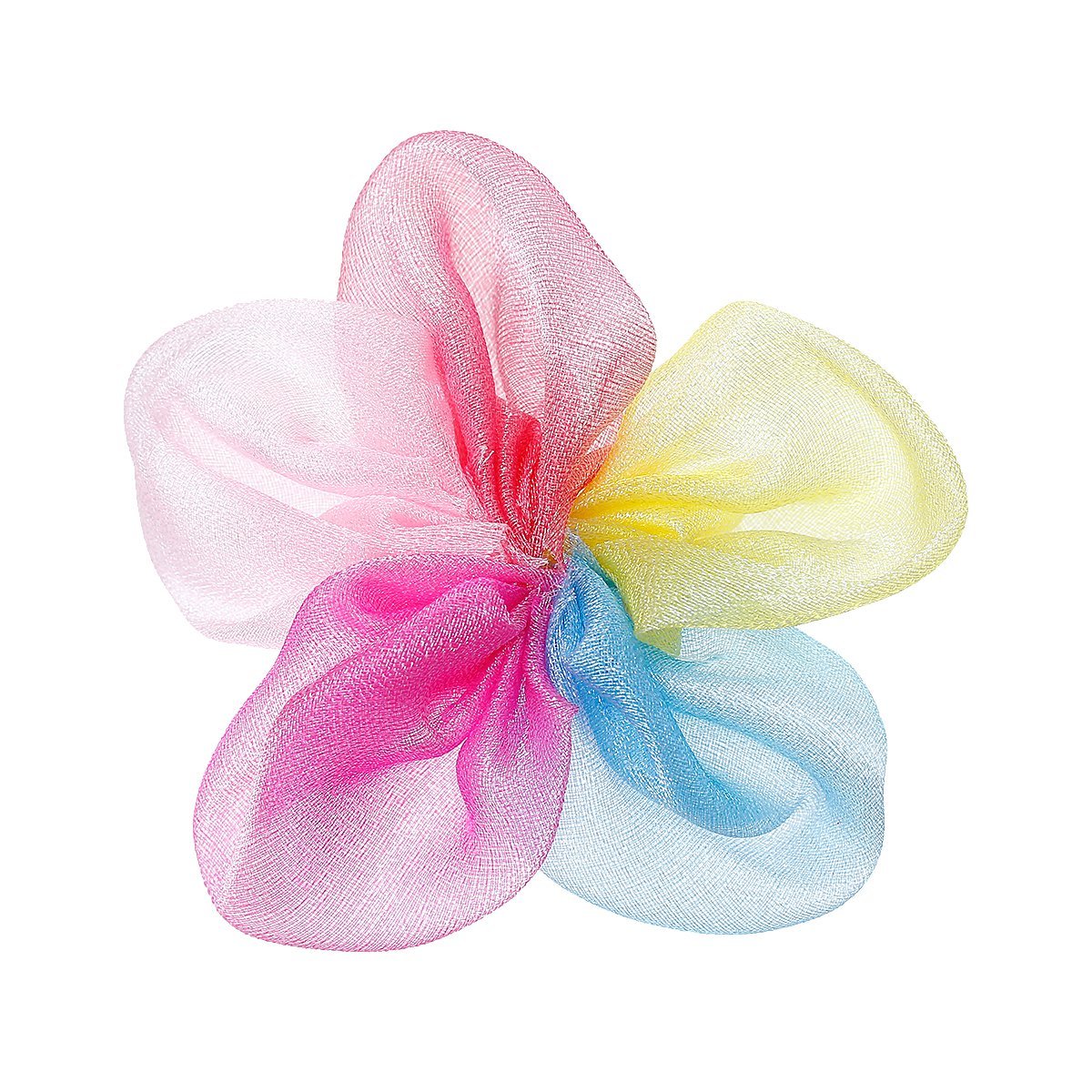 Sexy Sparkles 10 Pcs Flower Applique Scrapbooking Multicolor 7cm (2-6/8″)