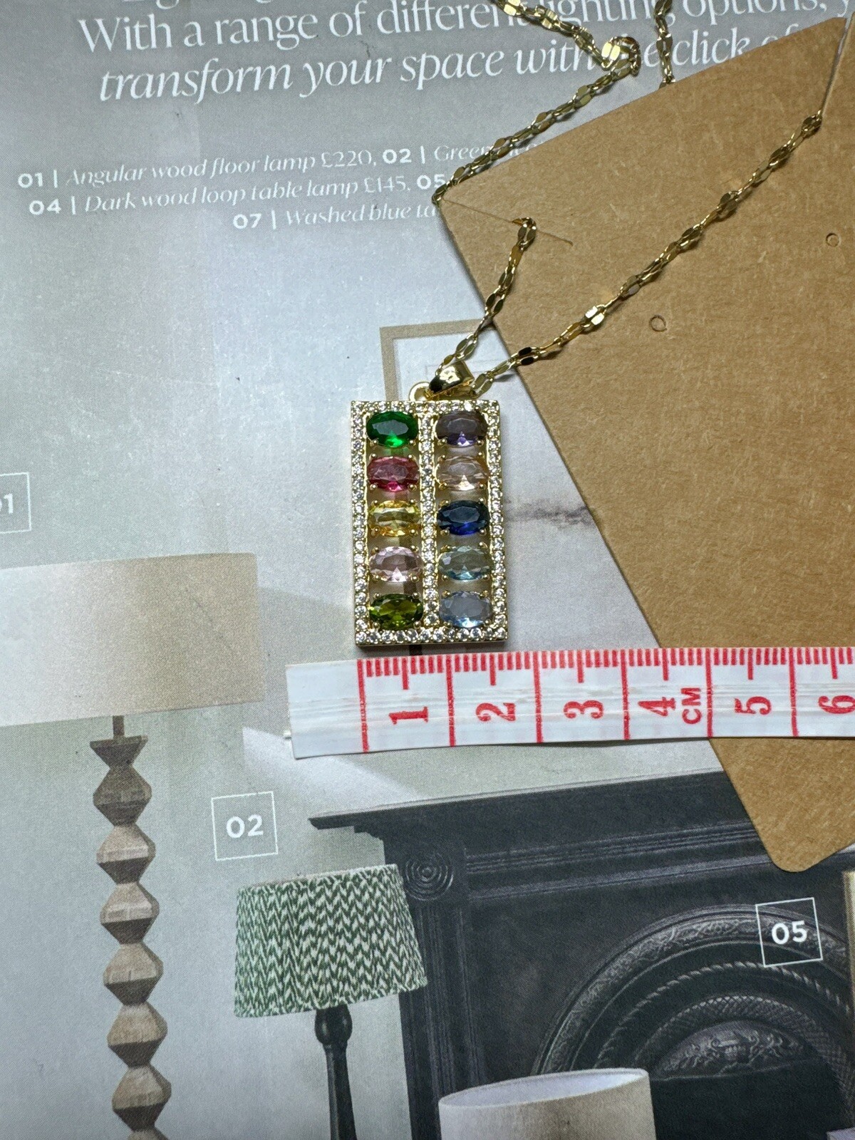 Elegant Stainless Steel colorful Abacus Necklace Portable for Casual&Formal Wear