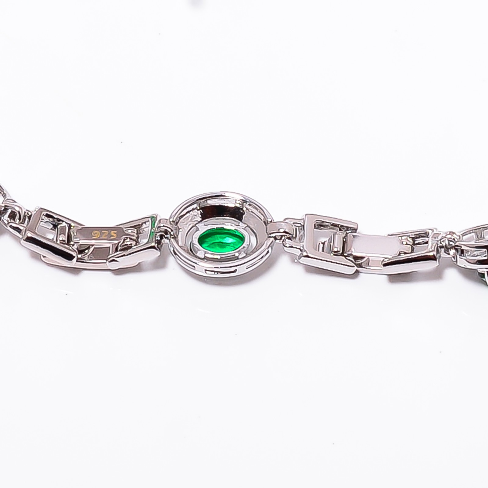 Tsavorite 925 Sterling Silver Tennis Bracelet B129511 Valentine Day Gift
