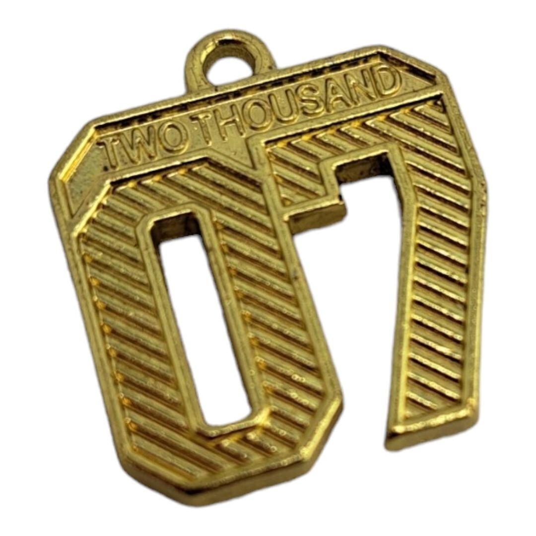 Graduation Tassel Pendant Golden Charm 2014 Jostens Grad, Celebration, Reunion