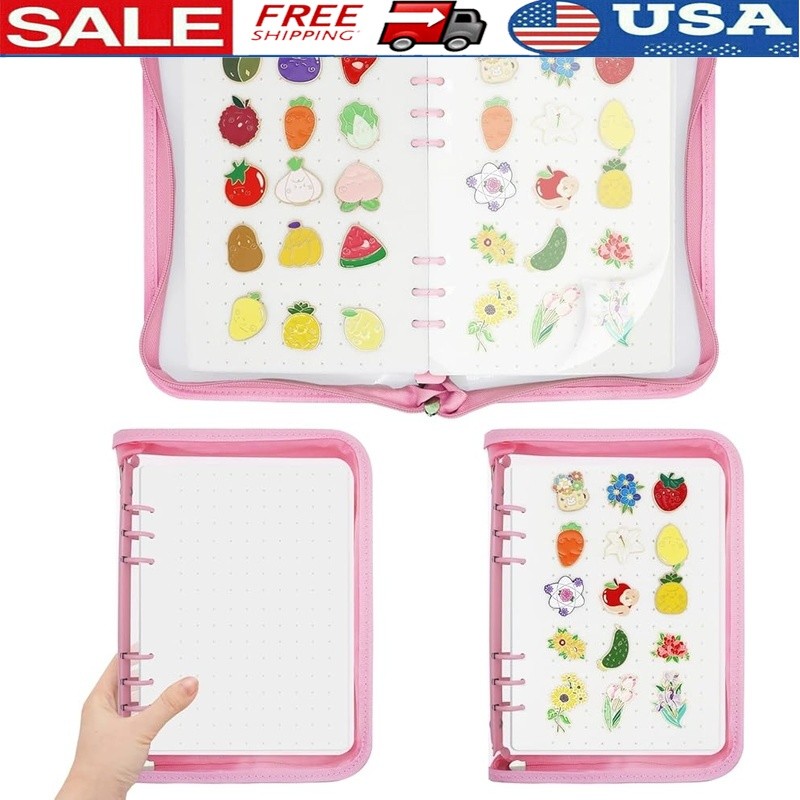 Pin Display Book Portable Brooch Organizer Adjustable Pages 1020 Holes New