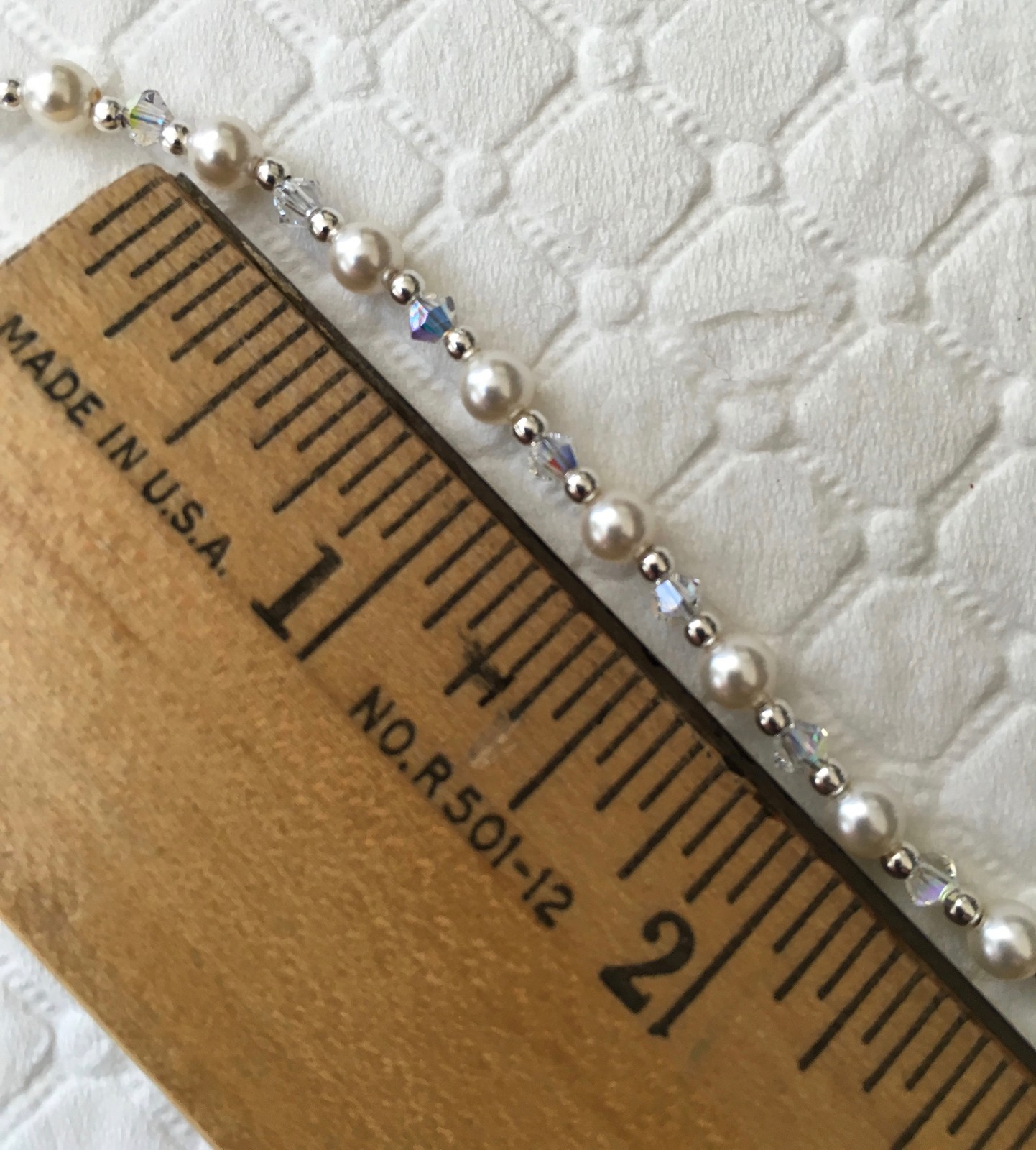 FIRST COMMUNION/CONFIRMATION CHILD NECKLACE, SS Cross, made w/ Swarovski Crystal