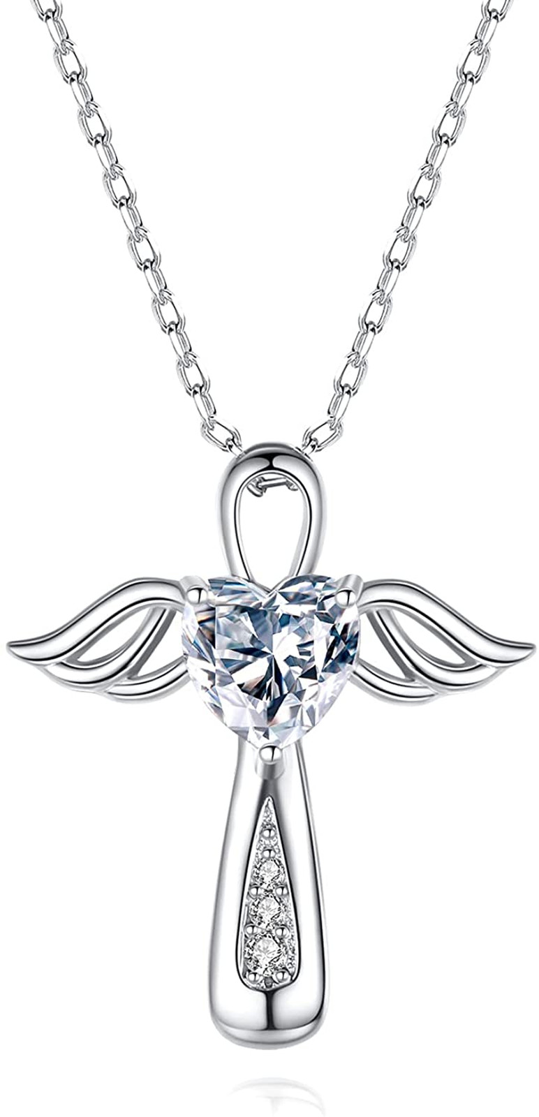925 Sterling Silver Angel Wings Cremation Jewelry for Ashes Keepsake Memorial Cr