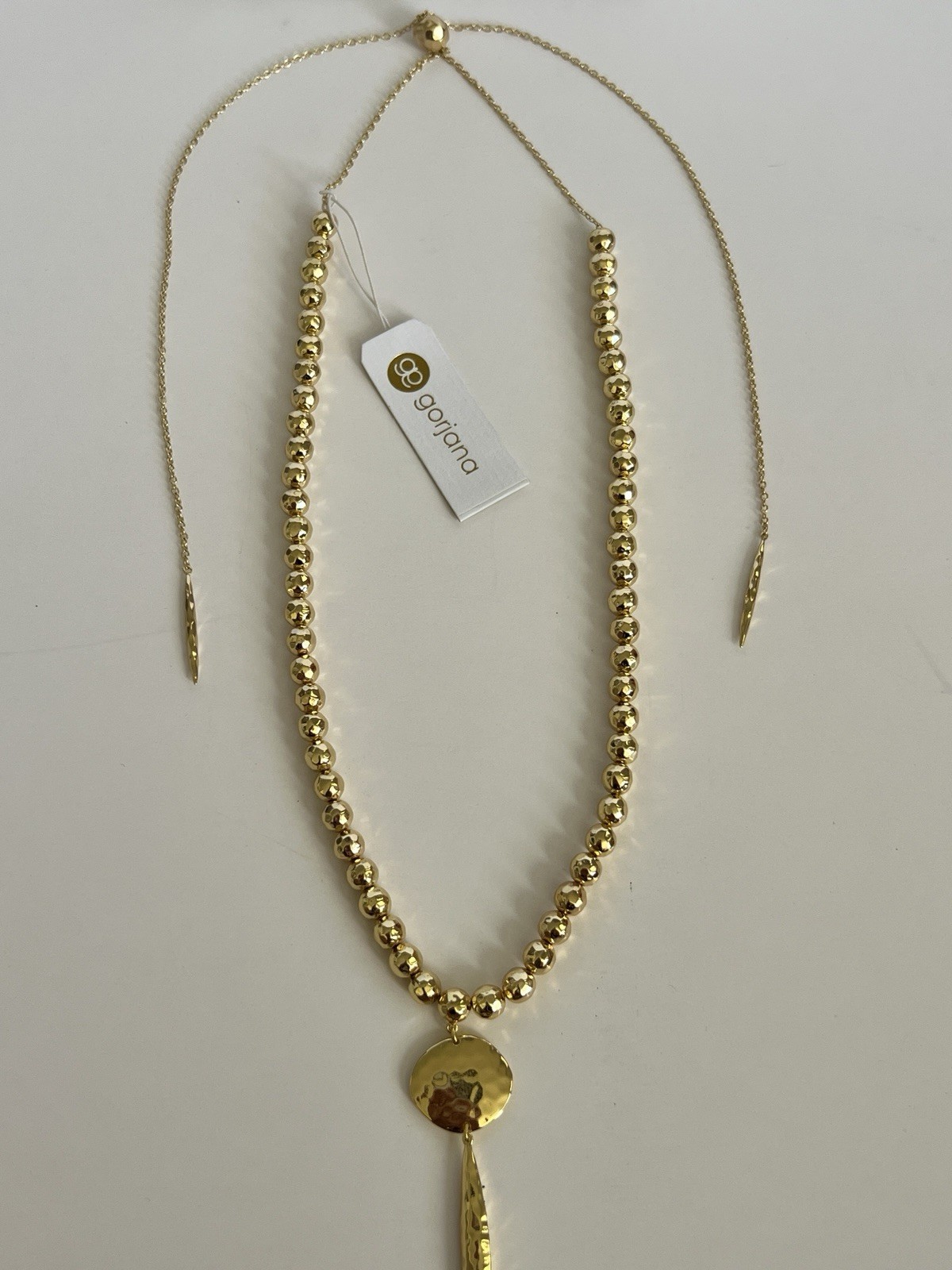 Gorjana Gypset Adjustable Pendant Necklace with Box & Tag – Never Worn