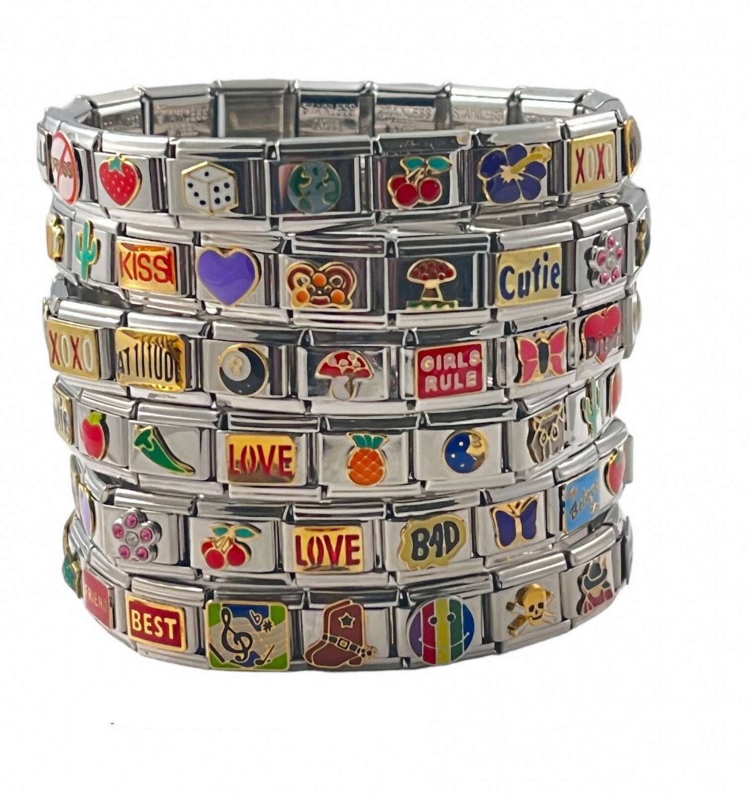 Italian Charms Lots to Choose from Italian Charm Links for your Bracelet (Set 3)