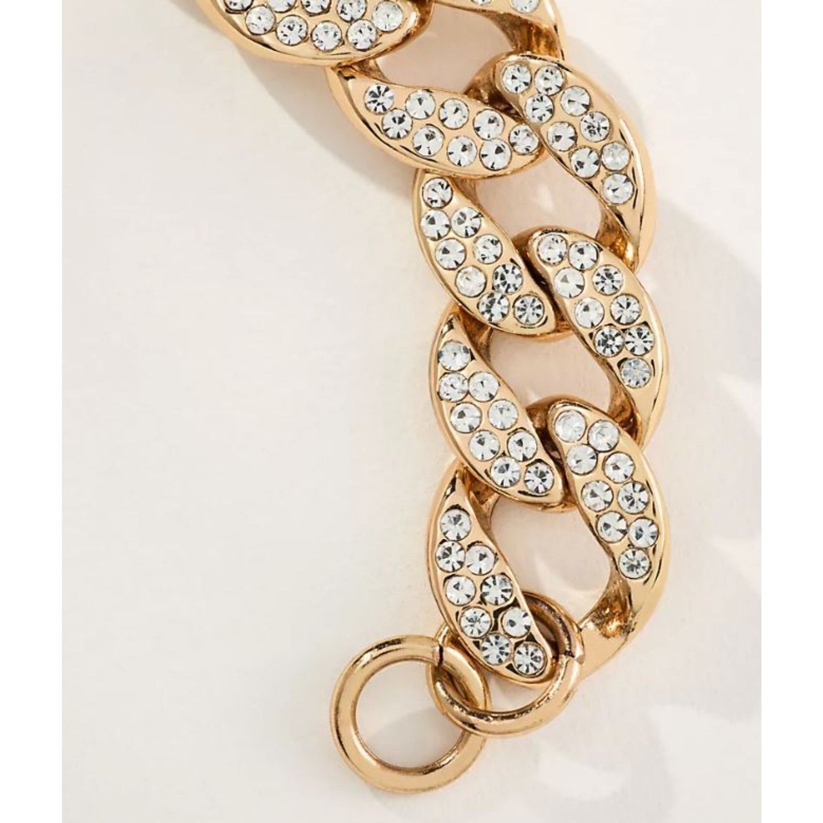 Jolene Layered Pave Link Bracelet