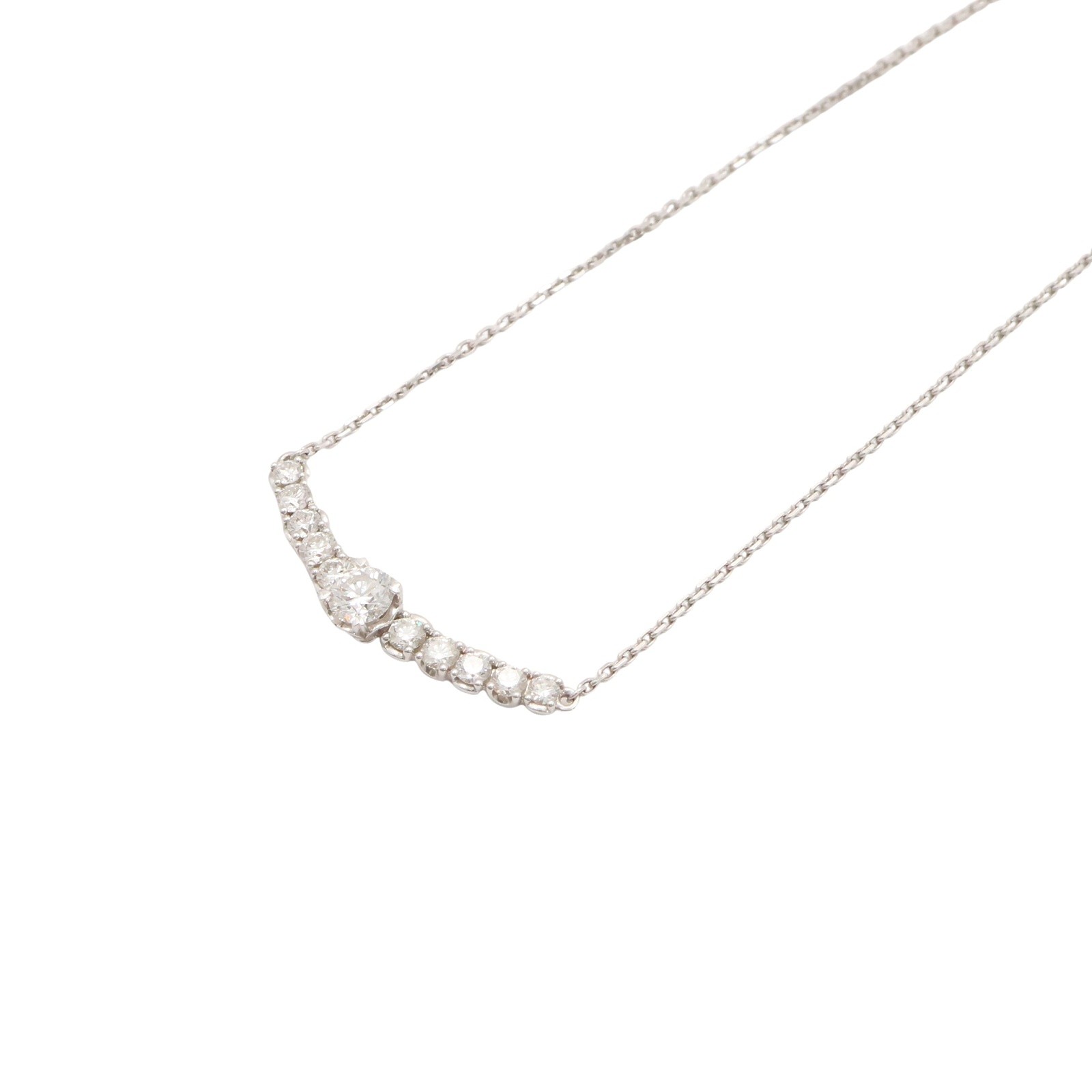 JEWELRY Diamond Necklace 18K White Gold