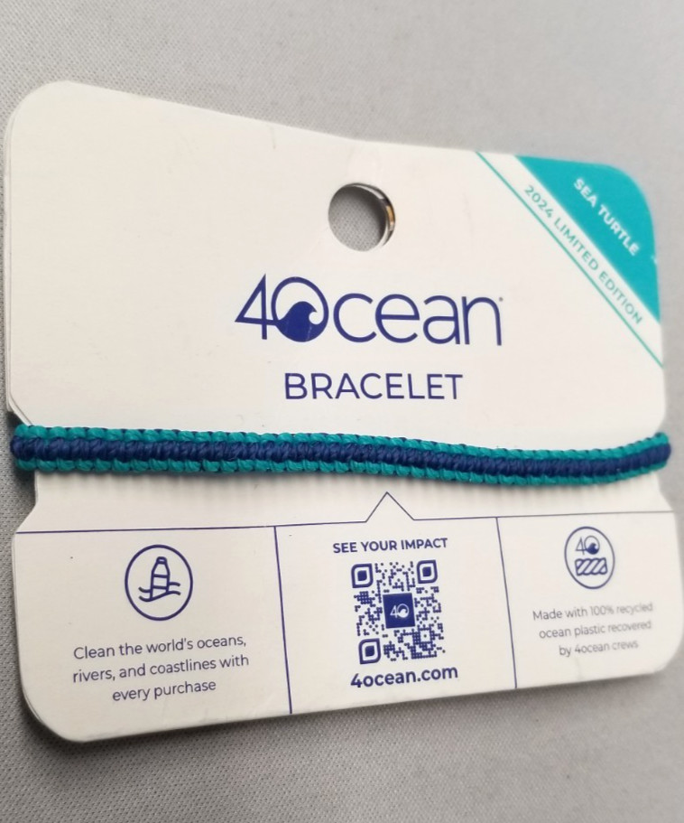4ocean Sea Turtle 2024 Braided Adjustable Bracelet 7″-13″
