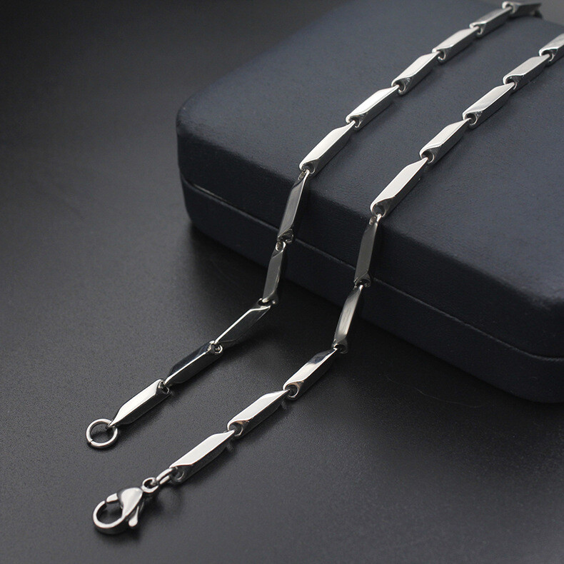 Stainless Steel 60 cm (23.6 in) 2 mm Rhombus Chain with lobster clasp