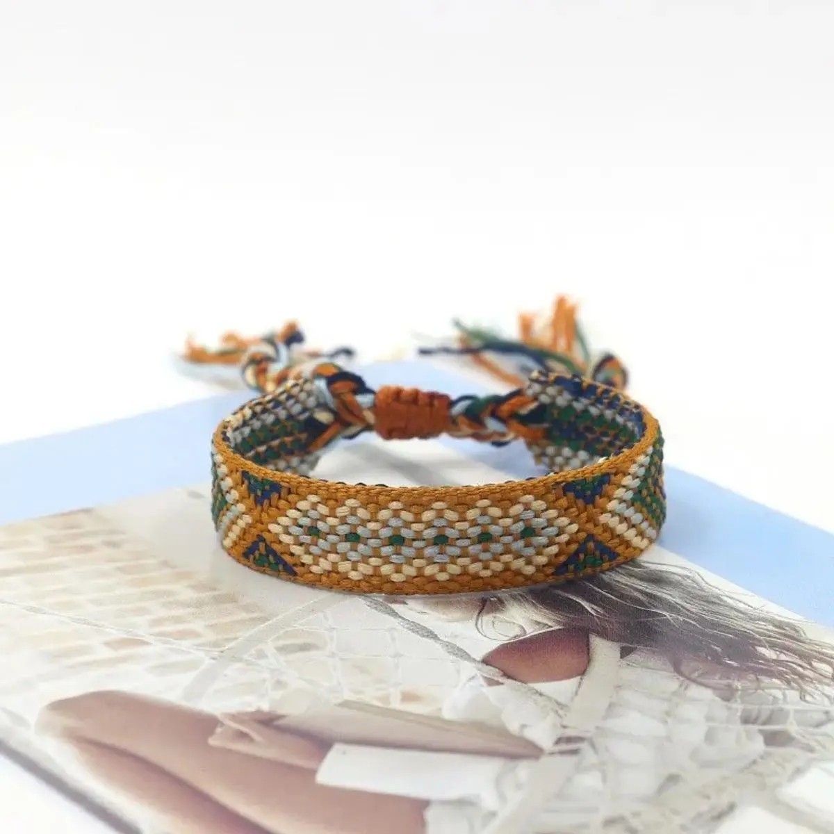 12pcs Bohemian Woven Friendship Bracelets Adjustable String Bracelet Set – NEW