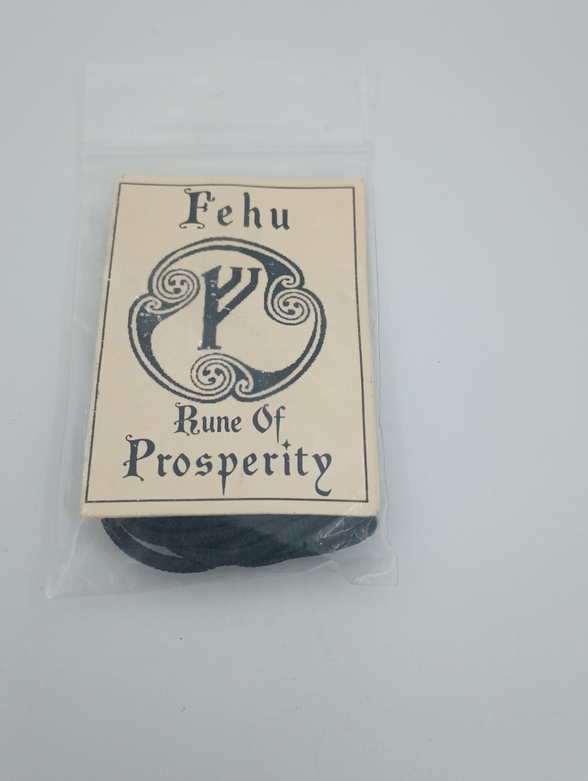 Fehu rune pendant Rune Prosperity Necklace Wealth Amulet Viking Talisman