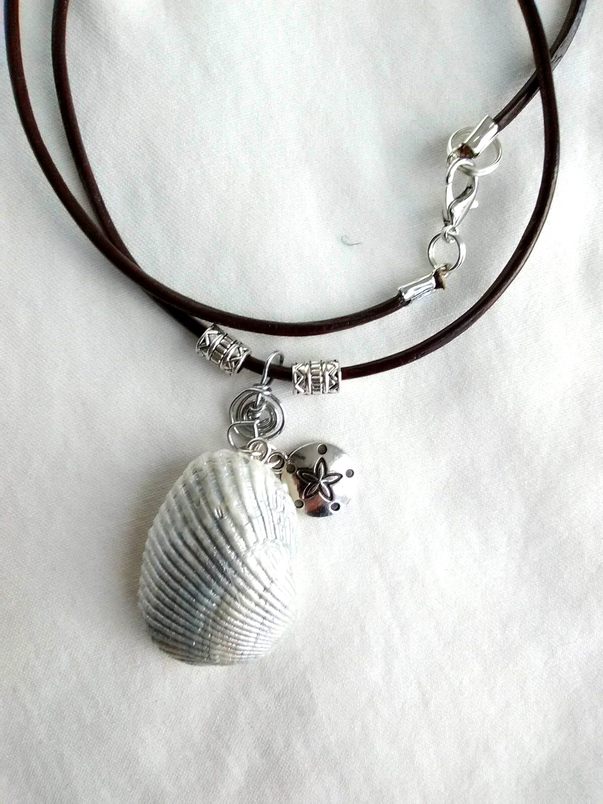 Seashell Surfer Mermaid Boho Necklace Boho 20″ USA Seller Gift New