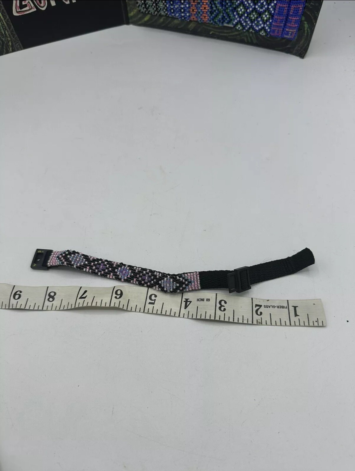 Gotcha Bracelet Adult Vtg 90s Surf Skate Braided Wrap Multi Color