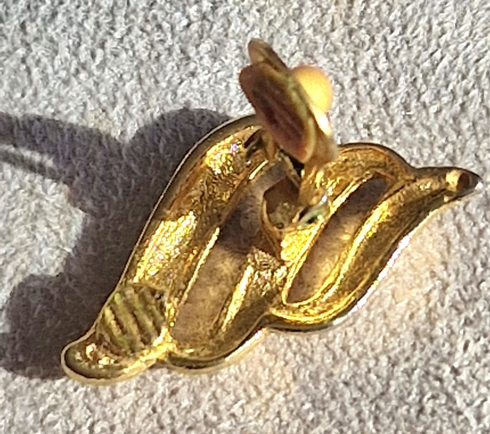 Vintage Gold Tone Twisted Swirl Clip-On Earrings Chunky Statement Retro