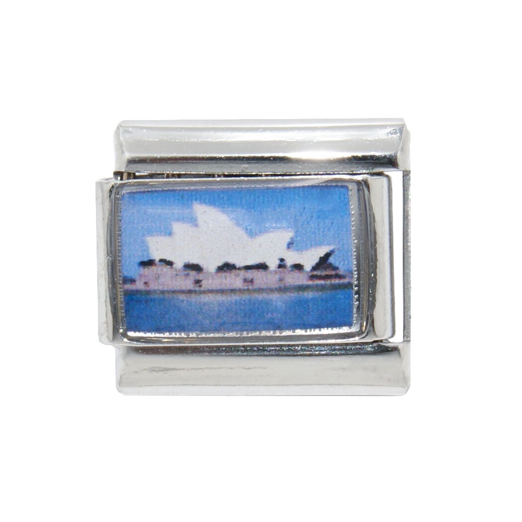 Sydney Opera house photo Italian Charm – fits 9mm classic Italian charm bracelet