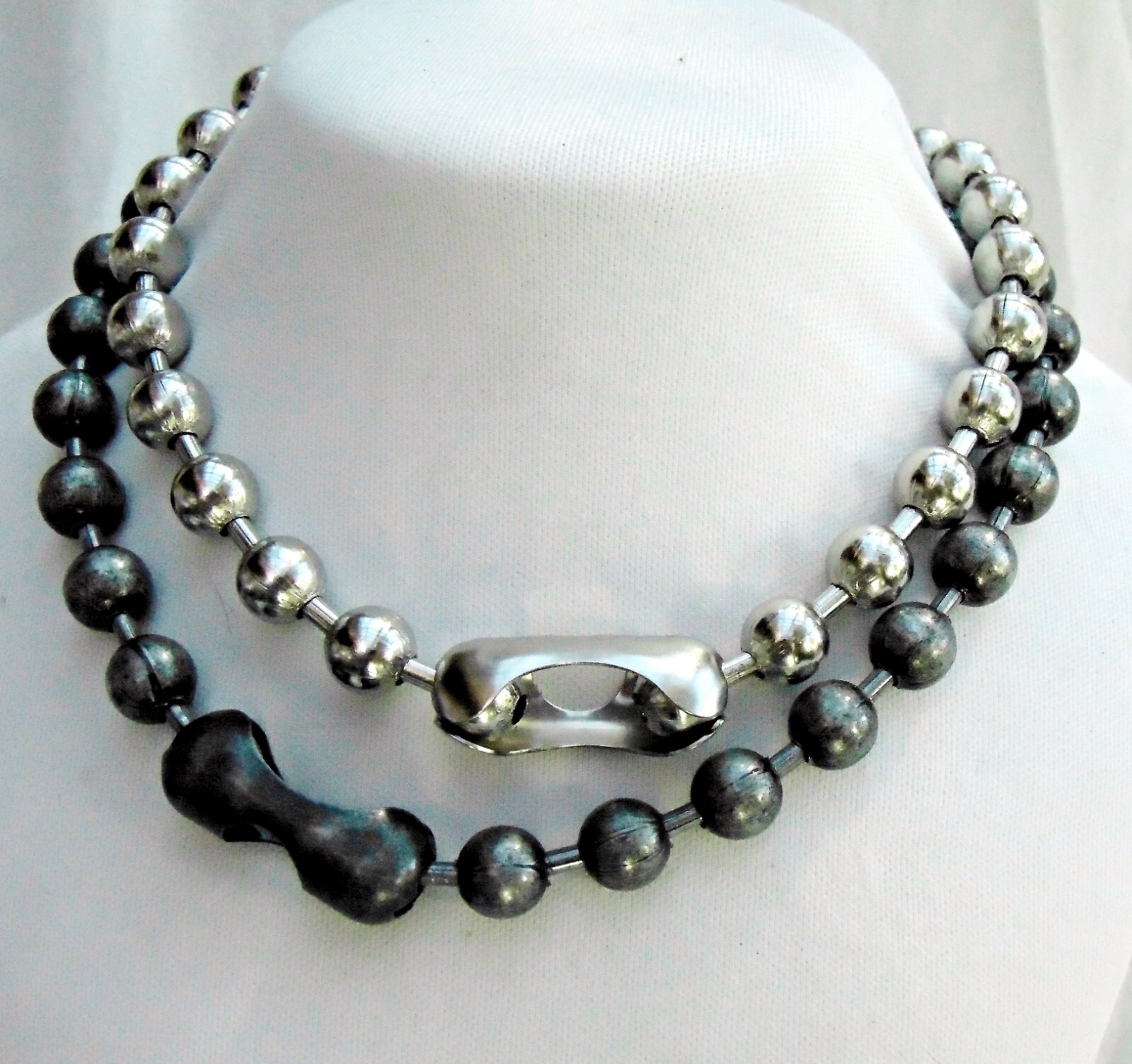 12mm CHUNKY BALL Chain Necklace NEW Colors ~ Dungeon, Medieval Brass, Mystic Red