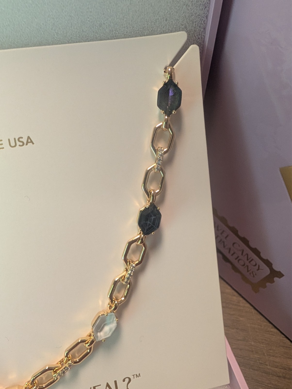 Bomb Party 2026 Jewel Candy Necklace “Next Stop To Sparkle” Monaco Moments