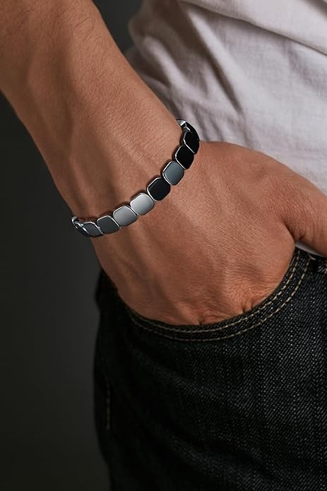 Hematite Bracelet Men Natural Stones Handmade Healing Bracelets US