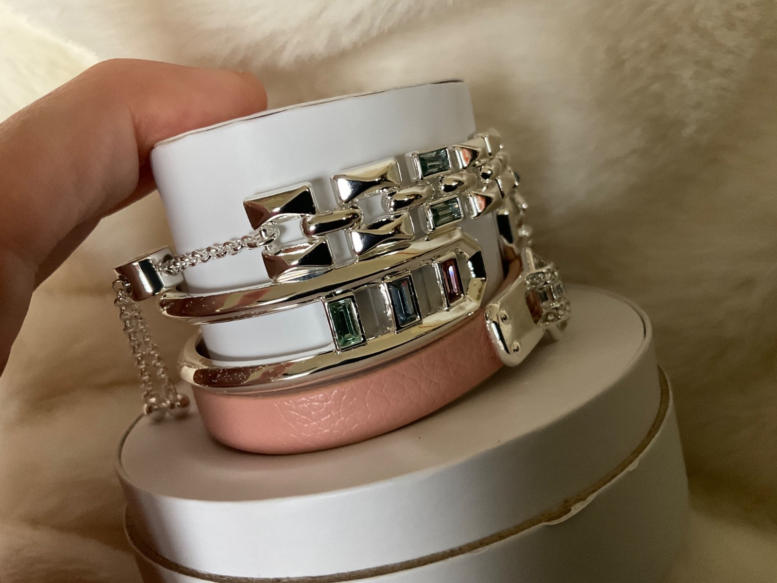 Bomb Party Spring Stacks 2026 locking into your purpose lock charm Silver plated