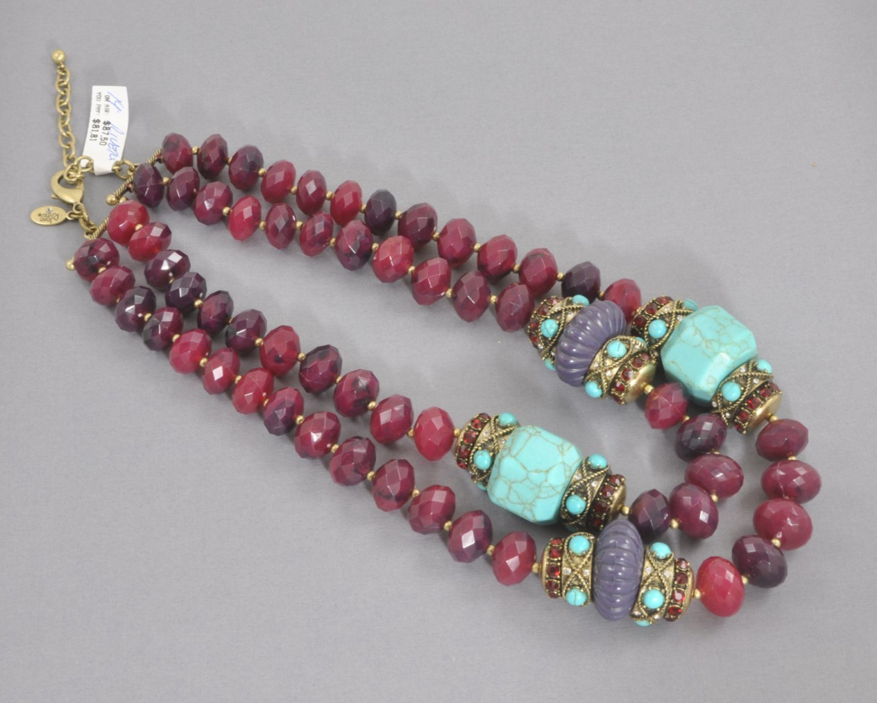 Joan Rivers “The Favorite” 19″ Beaded Necklace w/ 3″ Extender – 233.8 grams