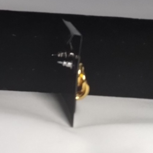 Napier Love Knot Stud Pierced Goldtone Earring Contemporary Classic Jewelry Gift