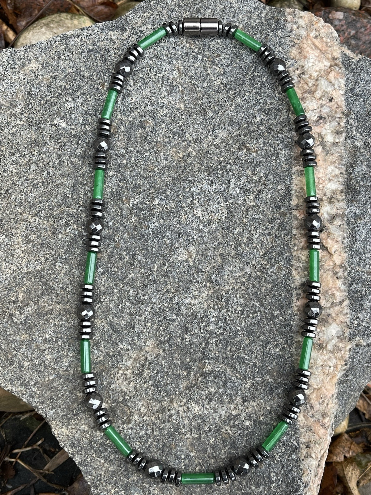 Therapy Magnetic Hematite Green Jade Bracelet Anklet Necklace MENS WOMENS