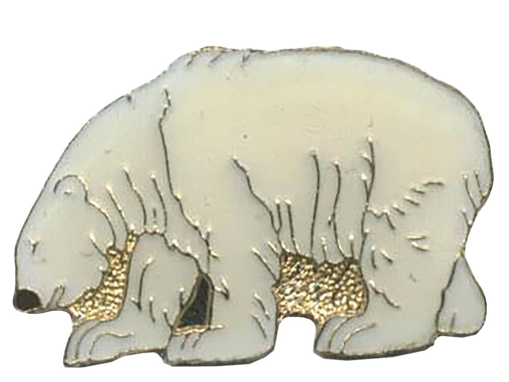 Polar Bear Bike Motorcycle Hat Cap Lapel Pin HP4685