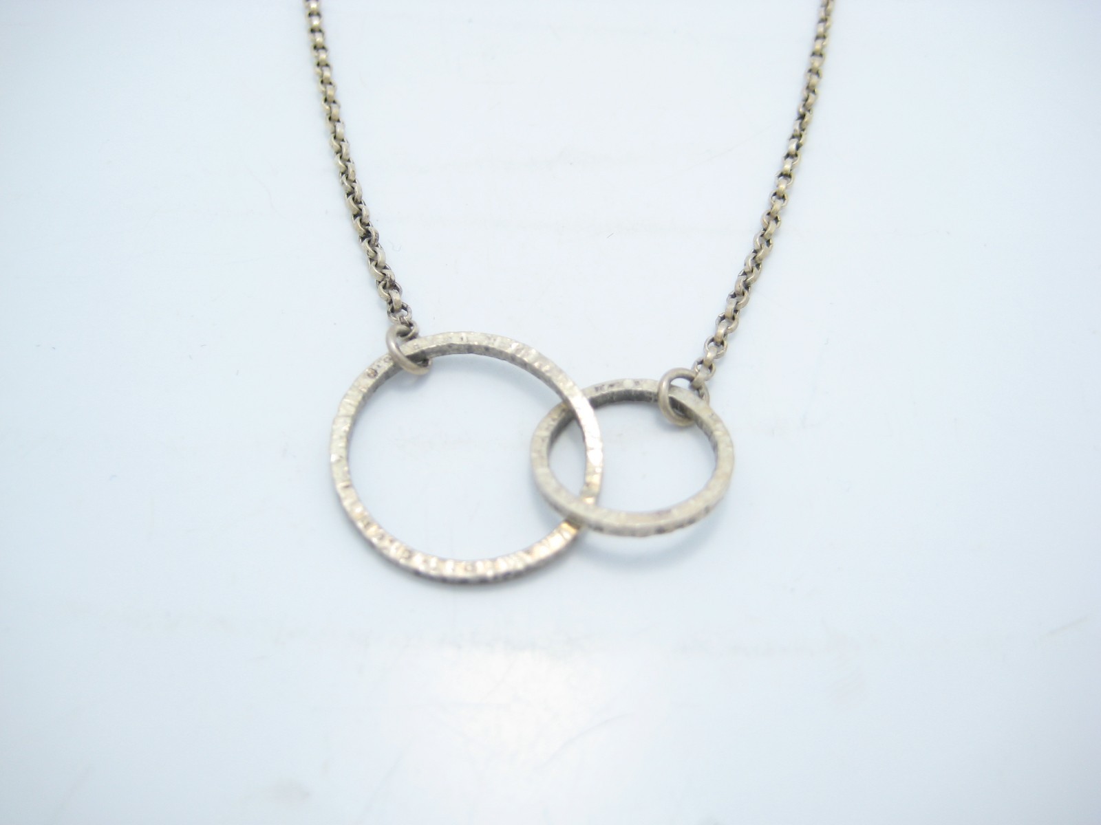 Silpada Sterling Silver 0.5mm Interlocking Circles Chain Link Necklace 17″