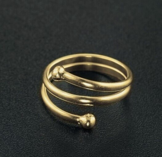 CHRISTMAS GIFT FOR Women’s Adjustable Dainty Charm Solid Metal Foot Toe Ring