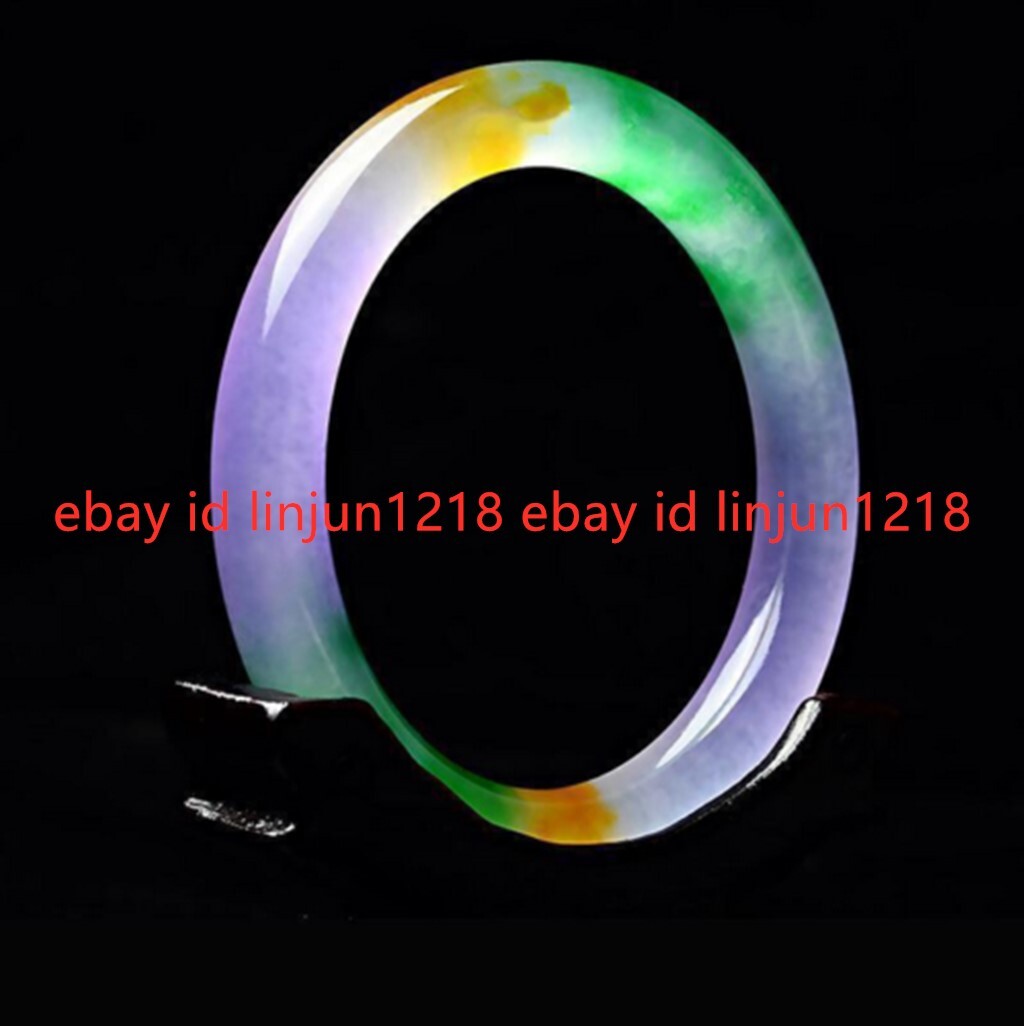 Nephrite Lavender Green Jade Gemstone Bangle Bracelet 56-62mm Women Jewelry