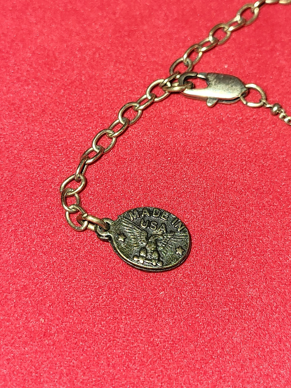 ANNE KOPLIK DESIGNS Dragonfly Necklace with Stones & Adjustable Chain 16-18