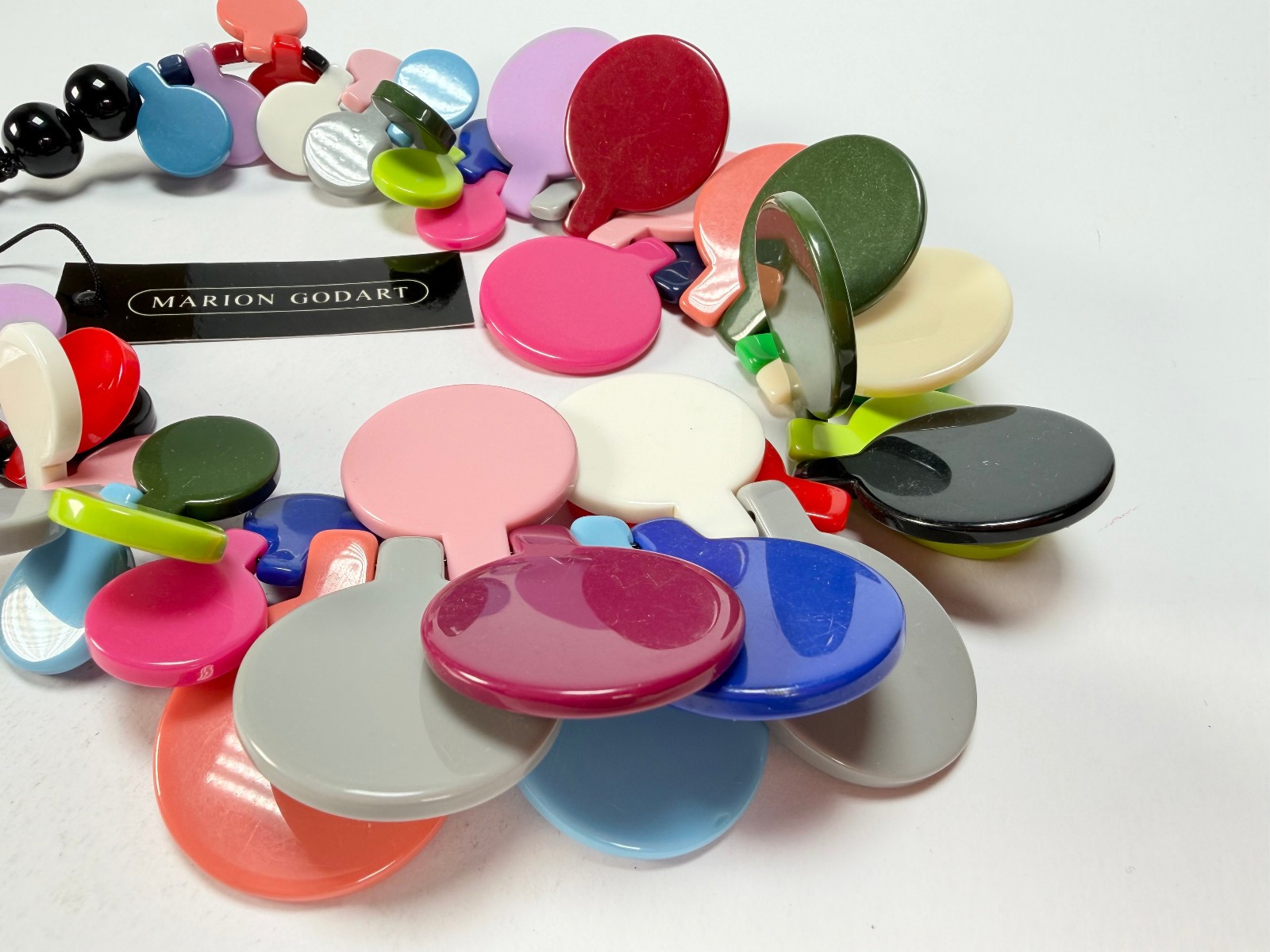 Marion Godart – BSX “Boutons” Multi-Colour Mix Resin Necklace