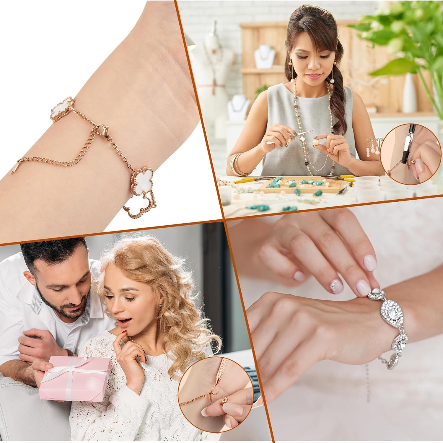 2 Pcs Bracelet Helper Tool, Portable Bracelet Helper Easy to Put on Yourself
