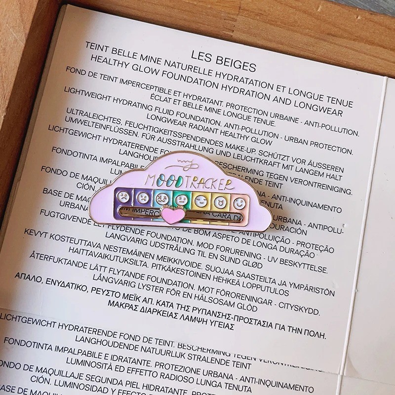 Mood Expression Pins for Women Men My Social Battery