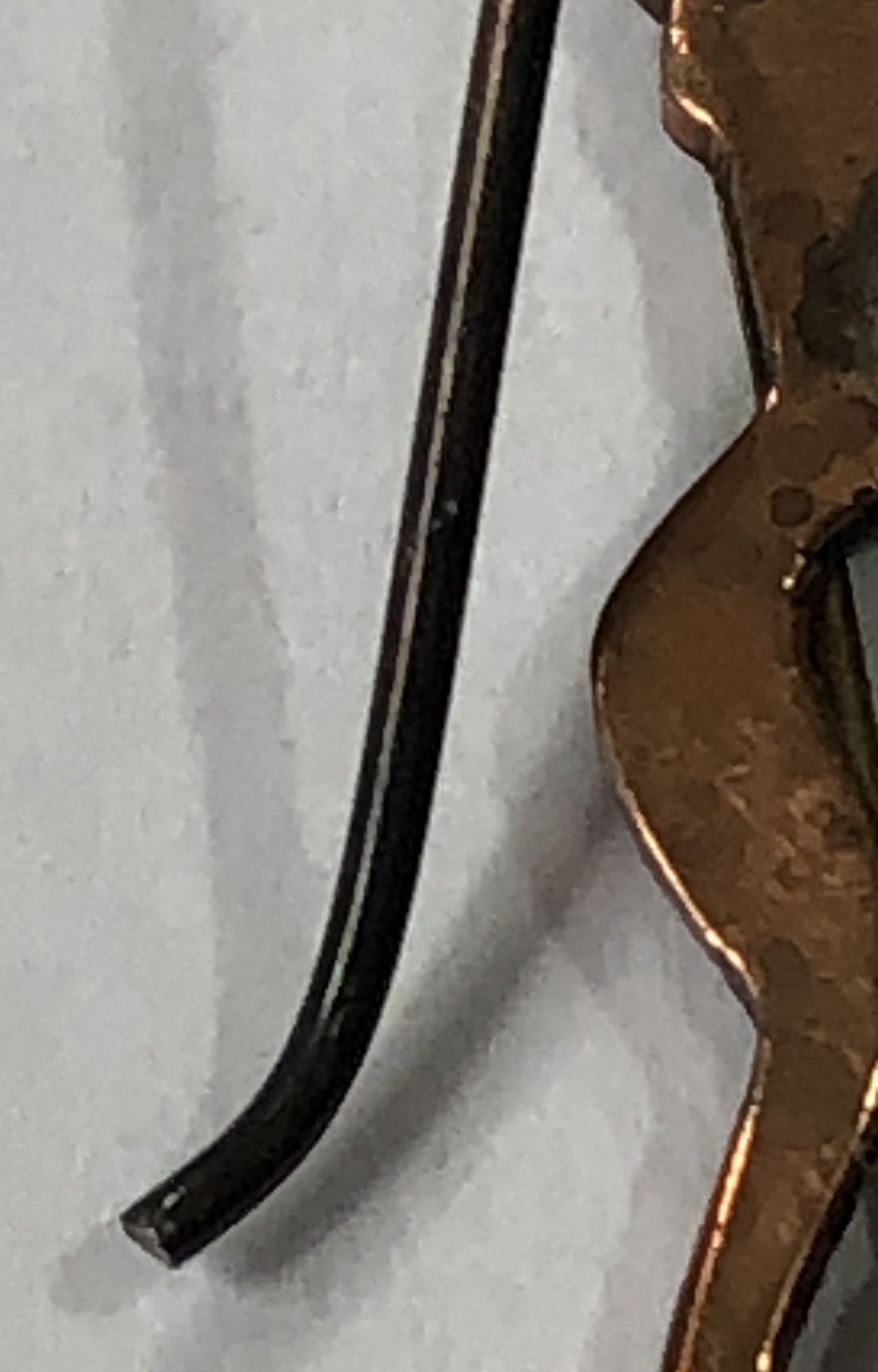 Guitar Earrings Dangle Copper Artisan – .75 inch