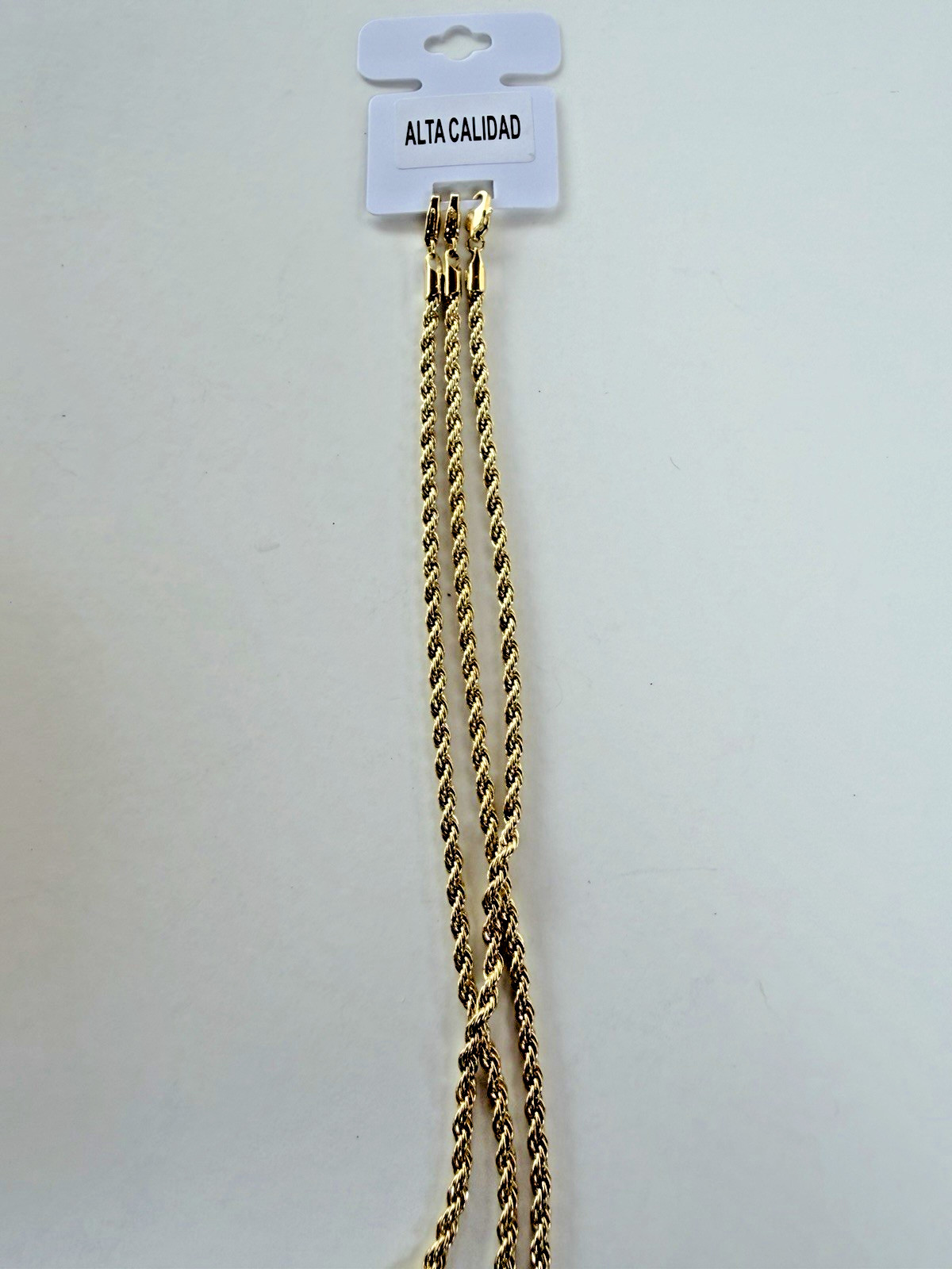 High-Quality 18K Gold Layered Link Bracelet – 19cm 5.5mm Luxury Jewelry