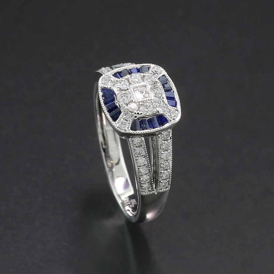 1.62 CT Round cut Cubic zirconia Cocktail wedding anniversary Ring in 925 Silver