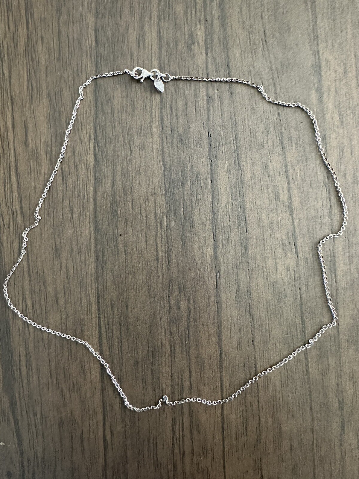 Designer Signed Berricle 925 Sterling Silver Chain Necklace Size 18”