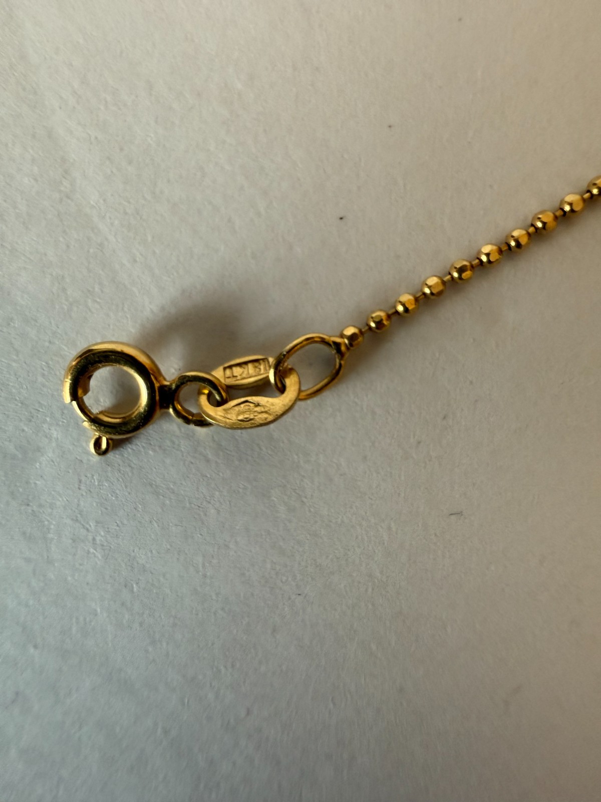 18K YELLOW GOLD Finger Ring Bracelet 4.08 grams Haath Phool