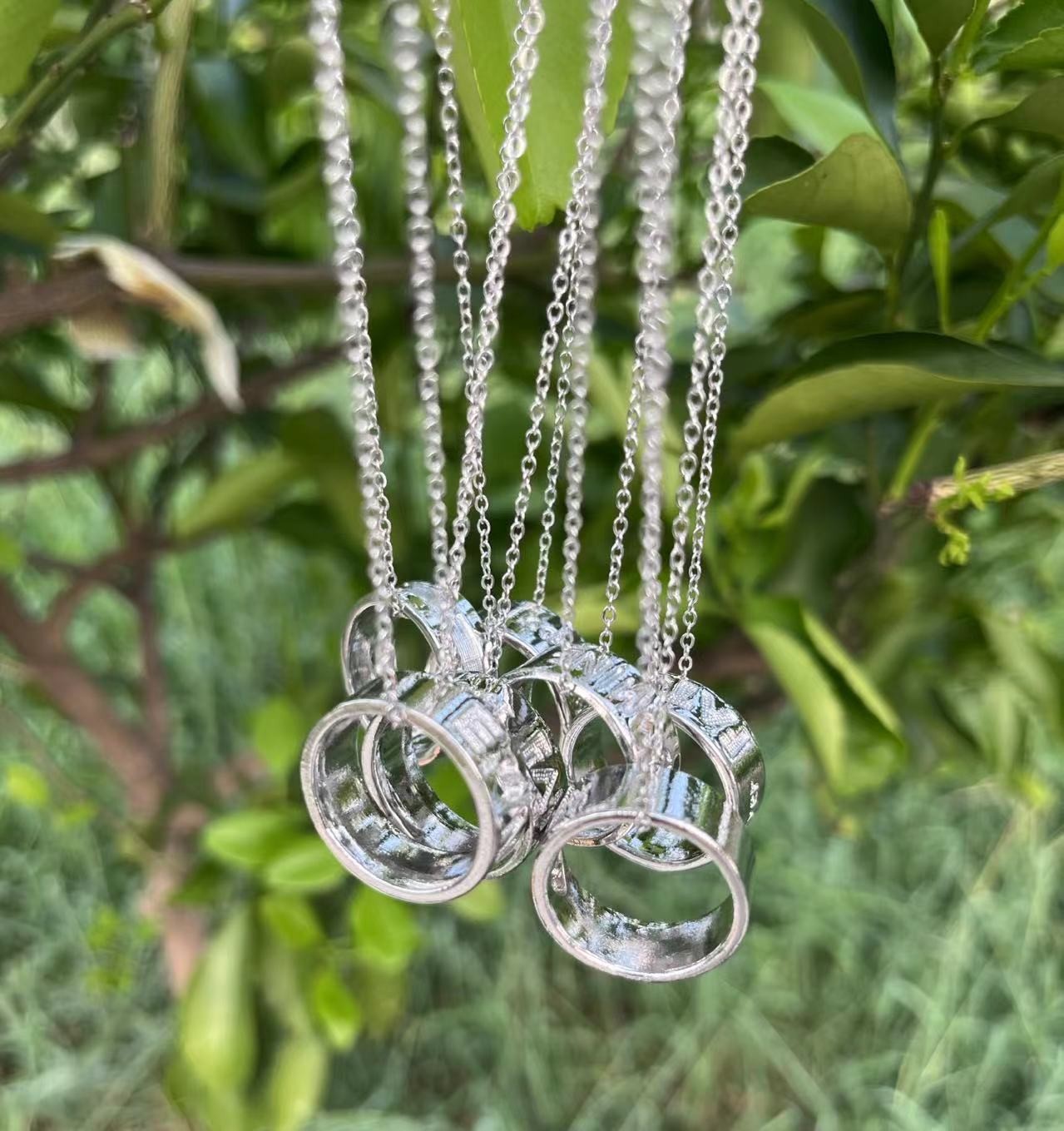 Kpop ENHYPEN Rings & Pendant Necklace