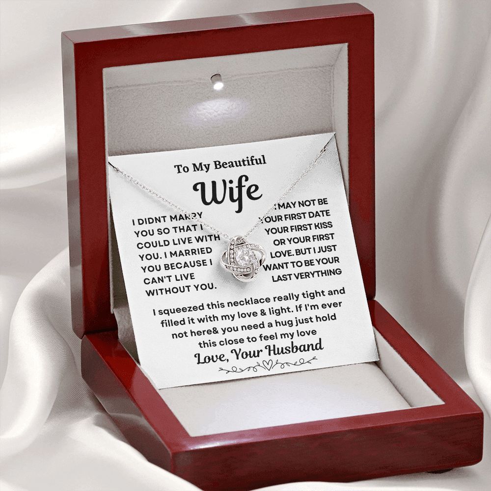 To My wife Gift Necklace From Husband Partner, Future Wife Gift, romantic gift