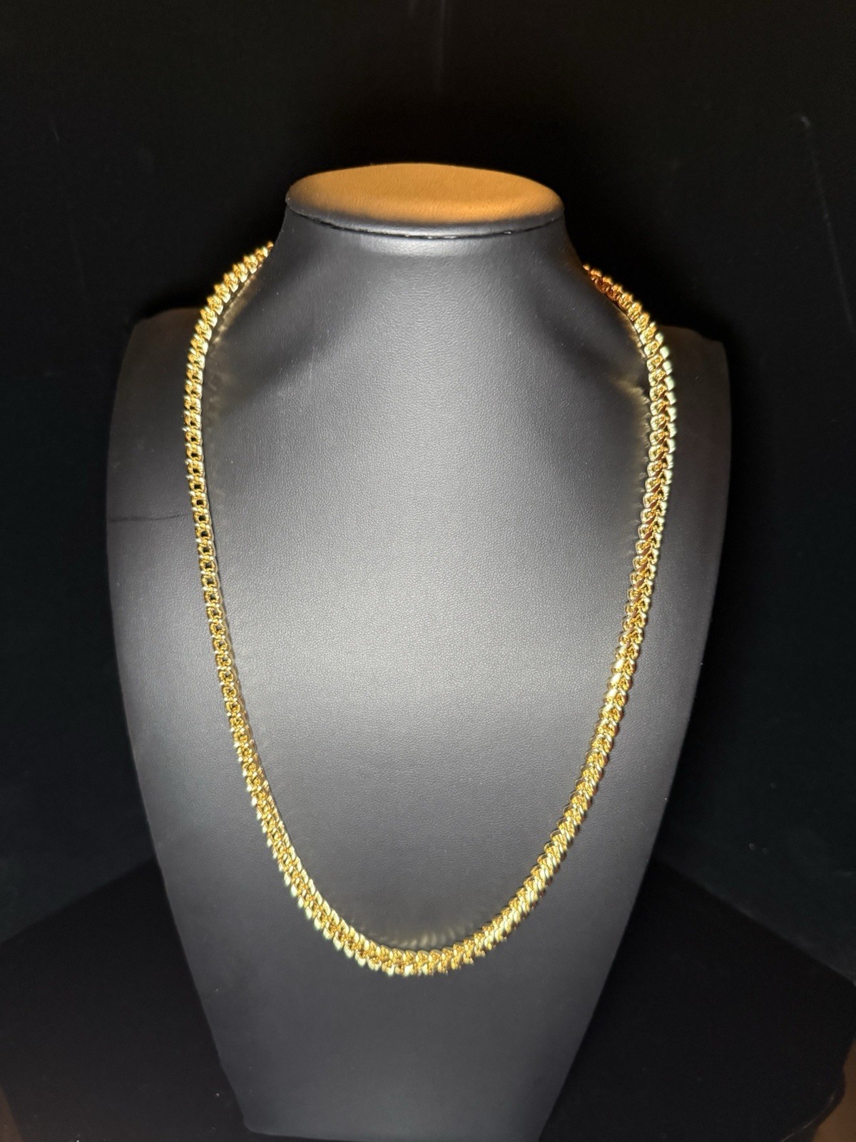 24in. Gold Filled Box Franco * Italy Stamped 750*Chain w/ Lobster Clasp