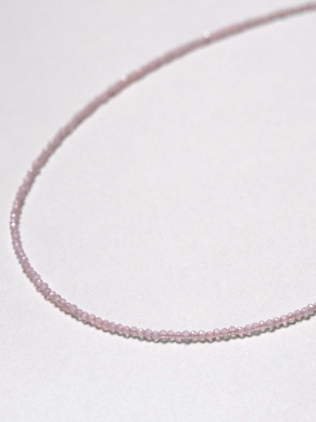 Natural Rose Quartz Choker Dainty Pink Stone Queen Crystal Necklace ReikiJewelry