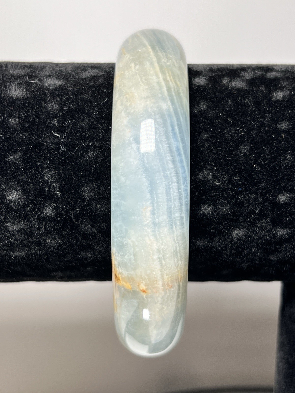 Blue Onyx Bangle Inner Diameter Size 61mm See Pics