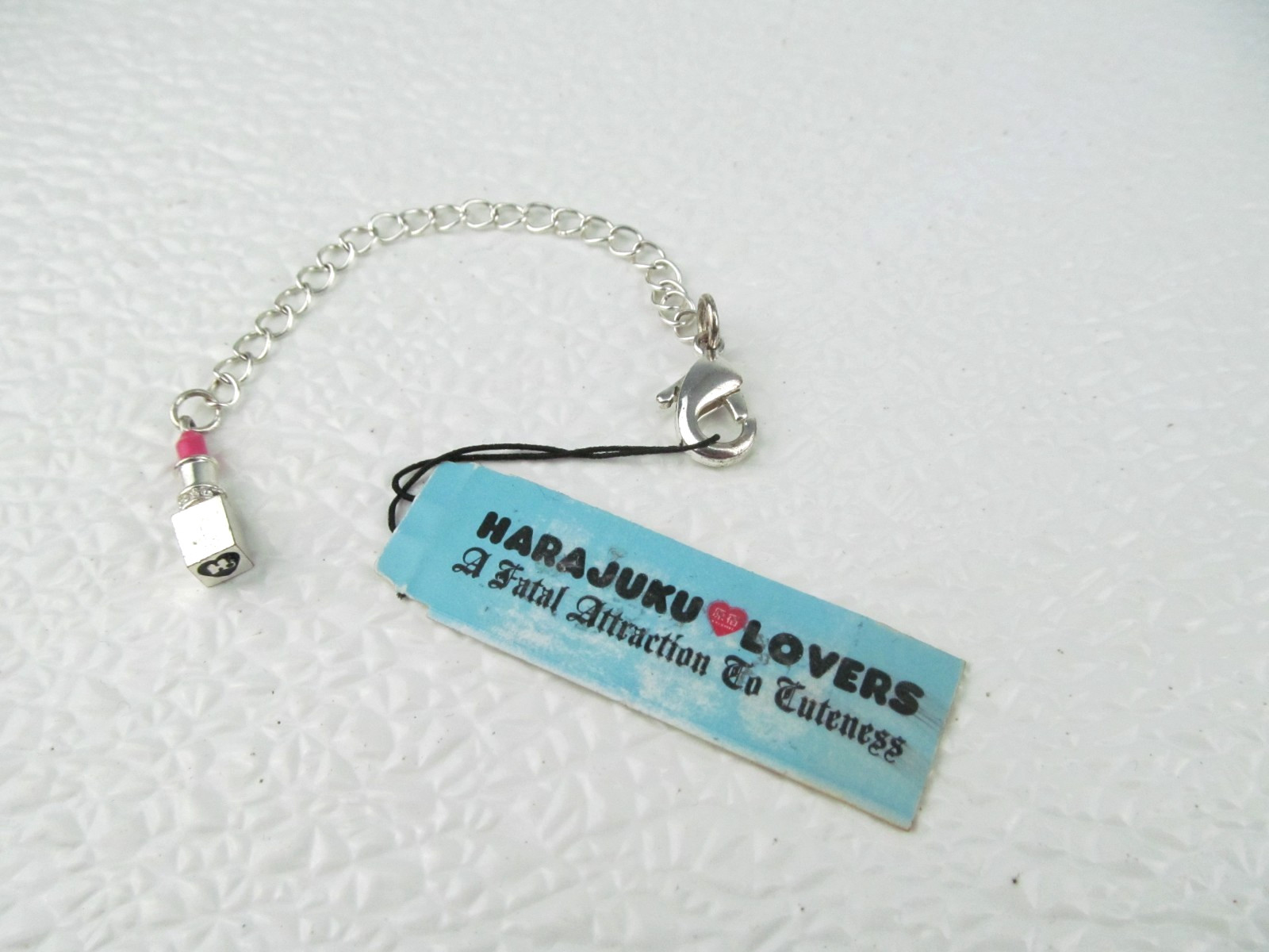 vintage Harajuku Lovers Lipstick Charm 4.5″ NWT