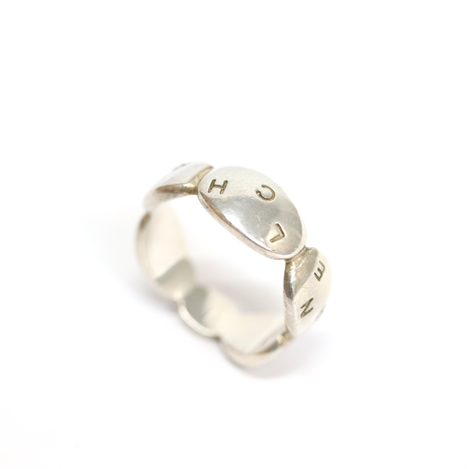 Chanel Silver 925 Ring US5 With Case From Japan 218 6430199
