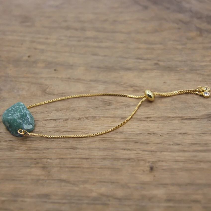 New Product Launch Irregular Raw Ore Three Types of Chain Women’s Bracelet